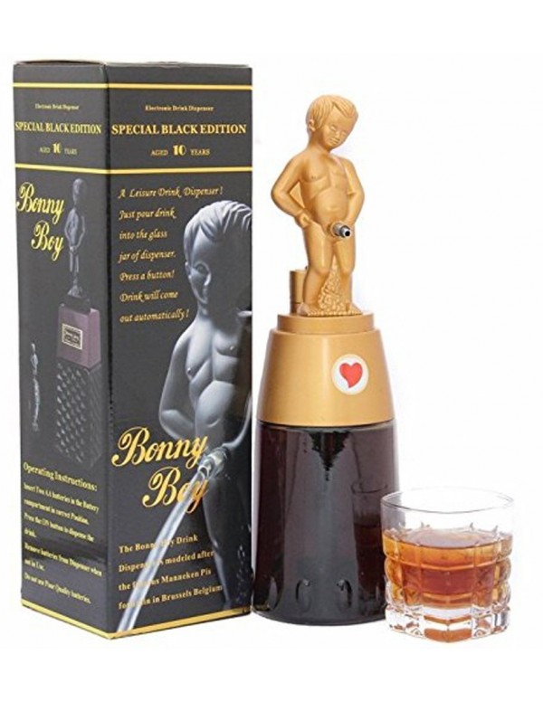 Barraid Brilliant Golden Bonny Boy Round Shape Liquor Dispenser 500 ML Capacity