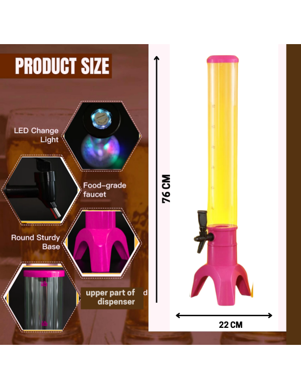 BARRAID Custom Tall Table Beer/Liquor Dispenser/De...