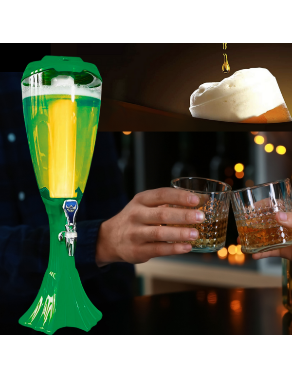 BARRAID Beer Tower, 3000 ml Capacity, Multicolour ...