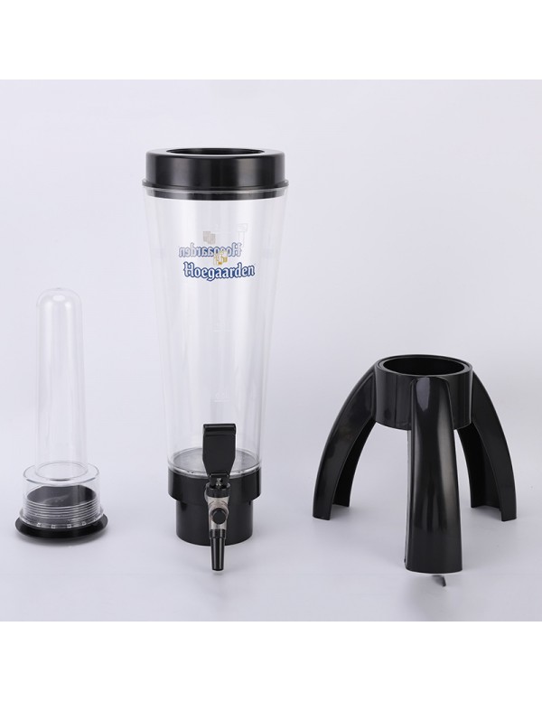 BARRAID Tripod Beer/Liquor Tower/Dispenser/Decanter, 3000 ml/3 L Capacity, for Party/Home/Bars/Pubs