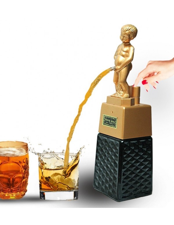 Bonny Boy Square Golden Liquor Dispenser 500 ml Capacity