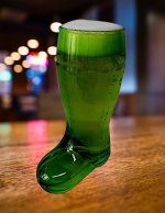 Barraid Green Beer Boot Glass
